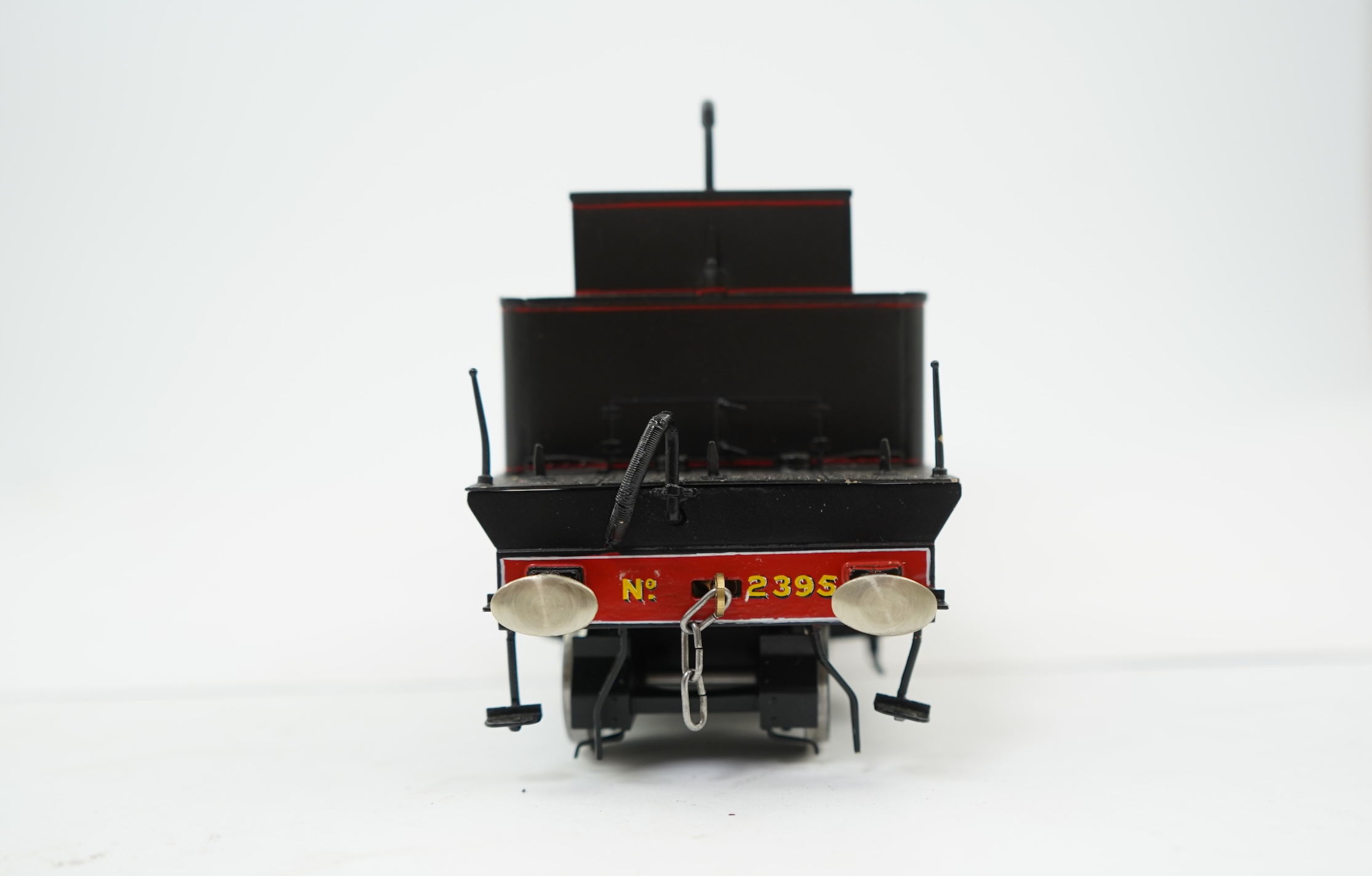 A 0 Gauge Gladiator Kits model of LNER Class U1 2395, Garratt 2-8-0+0-8-2 locomotive, a highly detailed model, constructed painted and lined out to a very high standard and powered for two rail operation.